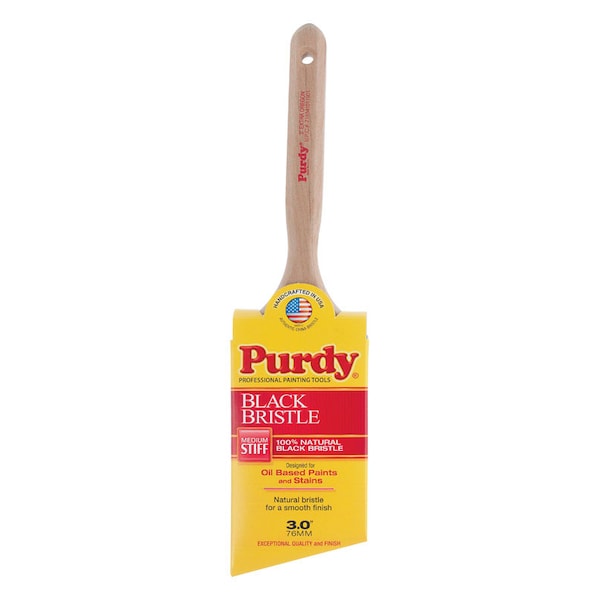 Purdy Purdy Black Bristle Extra Oregon 3 in. Medium Stiff Angle Trim Paint Brush 144116030 - main
